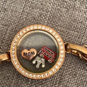 Origami Owl Rise Gold-tone Bracelet